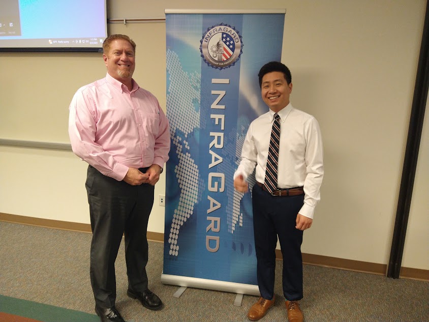 Star V Learning Centers at an InfraGard cybersecurity meeting
