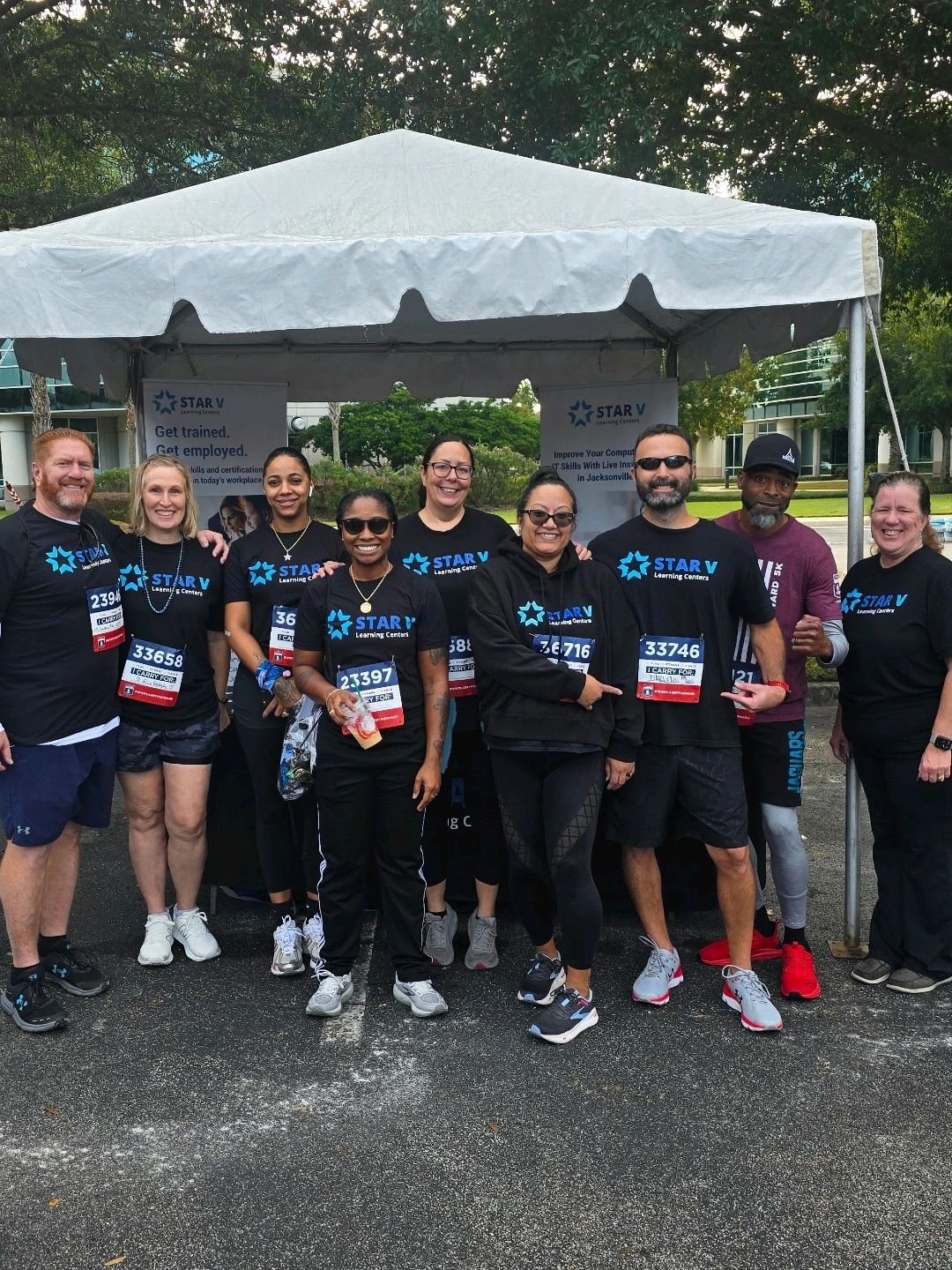 Star V Learning Centers team at a community walk