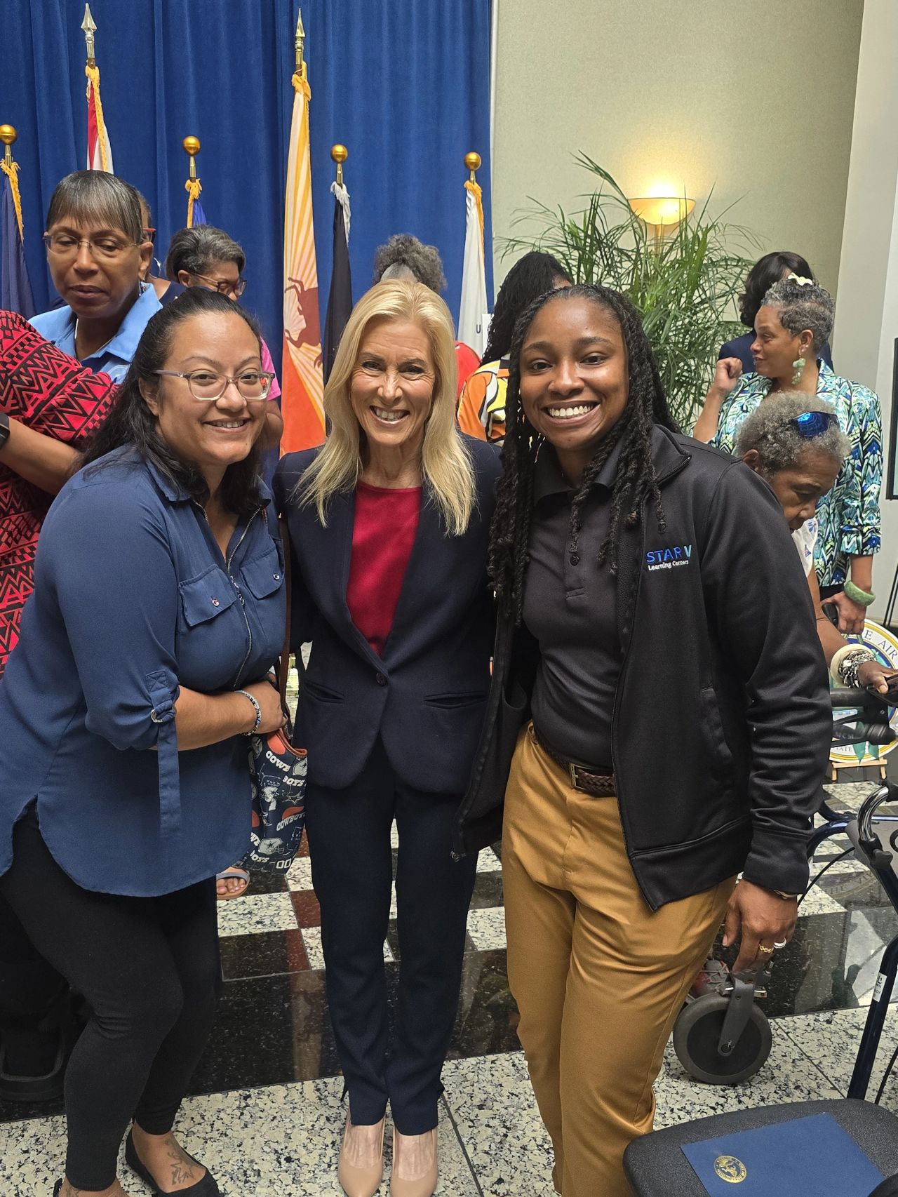 Star V Learning Centers at a women veterans event